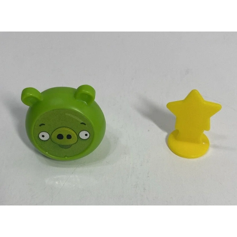 Angry Birds Knock on Wood Game(2010) Replacement Parts-Pig, Star, Launcher, Manu